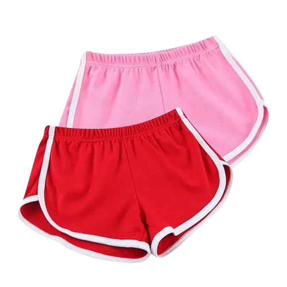 2 Pack:Cotton Yoga Dance Short Pants for Woman Summer Athletic Cycling Hiking Sports Shorts Dolphin Soft Comfy Shorts
