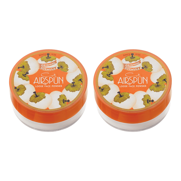 (2Pack) Coty Airspun Loose Face Powder, Translucent Extra Coverage, 2.3 oz