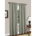 thumbnail image 1 of 2 Pack: Country Chic Plaid Gingham Check Rod Pocket Window Curtain - Sage Green, 84 in. Long, 1 of 1