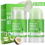 2 Pack Cracked Heel Repair Stick for Dry, Rough, Cracked Heels, Moisturizing & Soothing Treatment, 1.41 oz - Aloe Vera