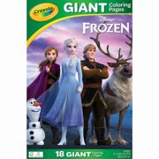 ( 2 Pack ) Crayola Frozen Giant Coloring Pages, 18 Pages, Gift for Kids