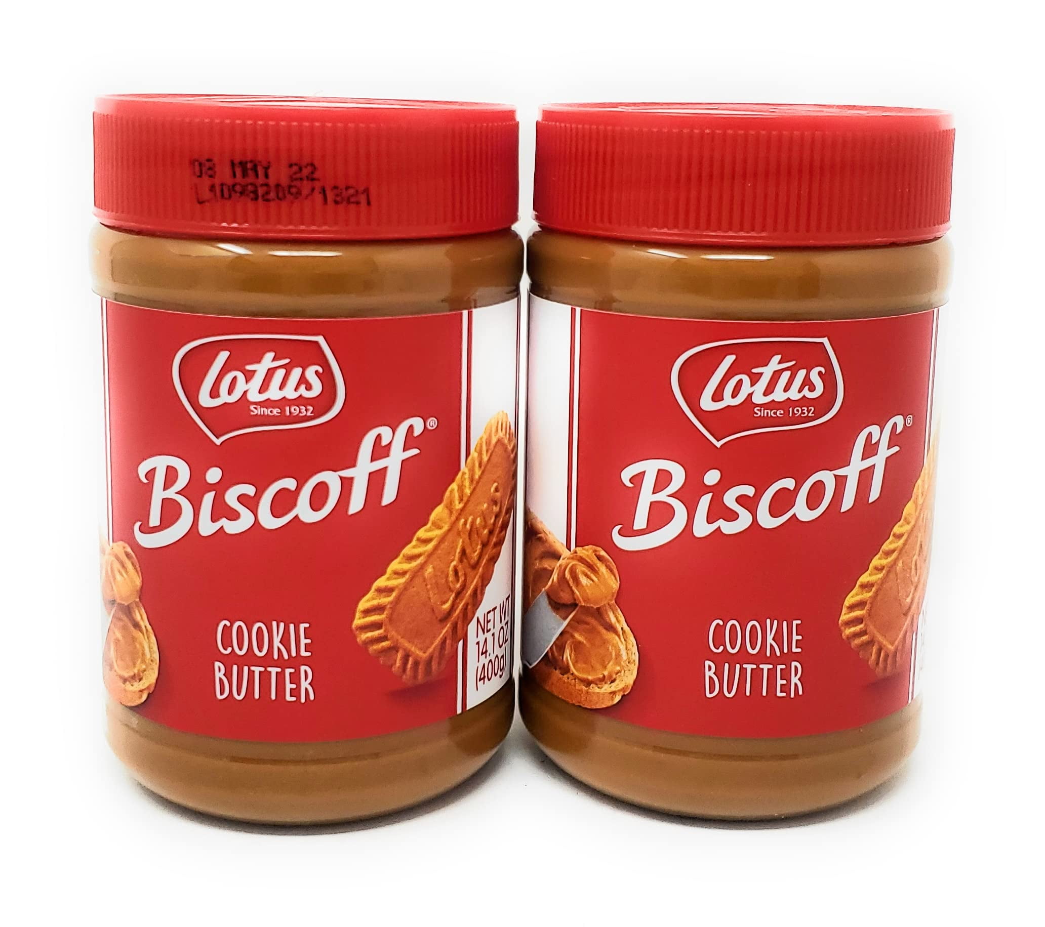 2 Pack Creamy Biscoff Cookie Butter (14.1oz Jars) KMC2