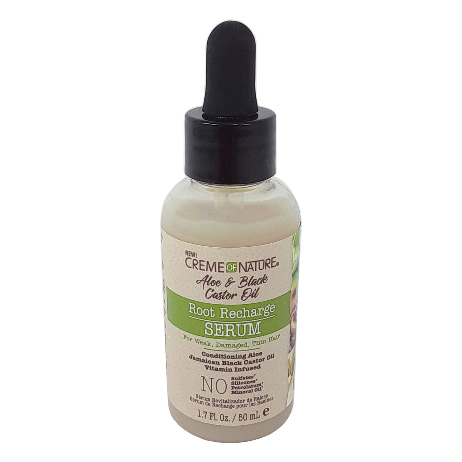 CREME OF NATURE Aloe & Black Castor Oil Root Recharge Serum (1.7oz) CREME OF NATURE Aloe & Black Castor Oil Root Recharge Serum (1.7oz)