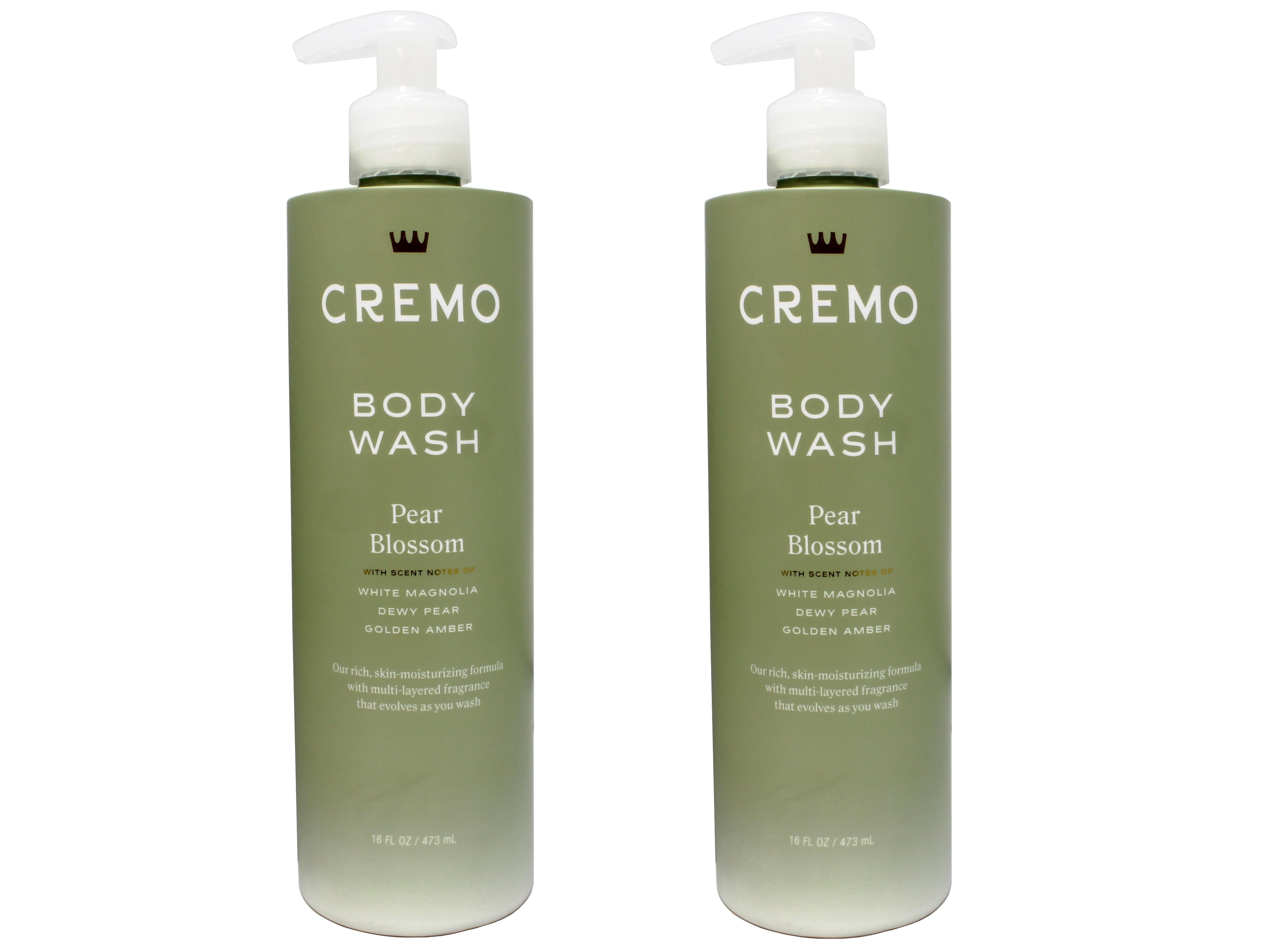 Cremo Moisturizing Body Wash Pear Blossom Multi Layered Fragrance Pump Bottle 16 fl oz (Pack of 2)