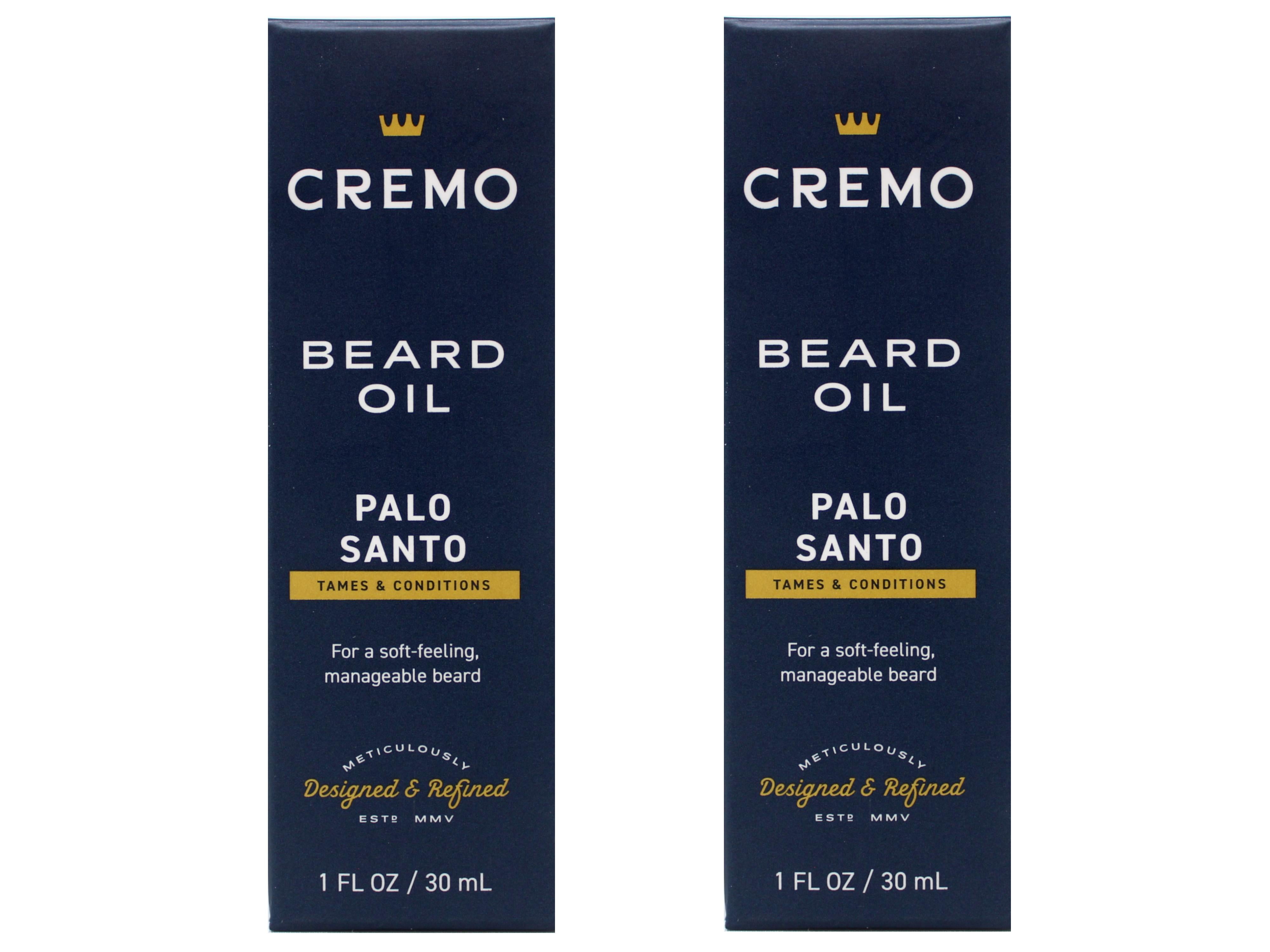 2 Pack - Cremo Reserve Collection, Revitalizing Beard Oil, Palo Santo, 1 fl oz (30 ml)