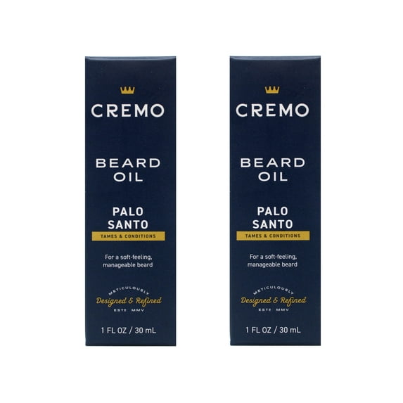 2 Pack - Cremo Reserve Collection, Revitalizing Beard Oil, Palo Santo, 1 fl oz (30 ml)