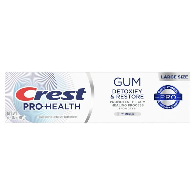 Difference Between Crest Gum Detoxify And Gum Restore 2 Pack - Crest Pro Health Gum Detoxify & Restore - Whitening - 4.6 oz