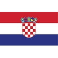 thumbnail image 1 of 2-Pack Croatia Flag Decal Sticker | 5-Inches By 3-Inches | Laminated Vinyl Decal | PDS412, 1 of 1