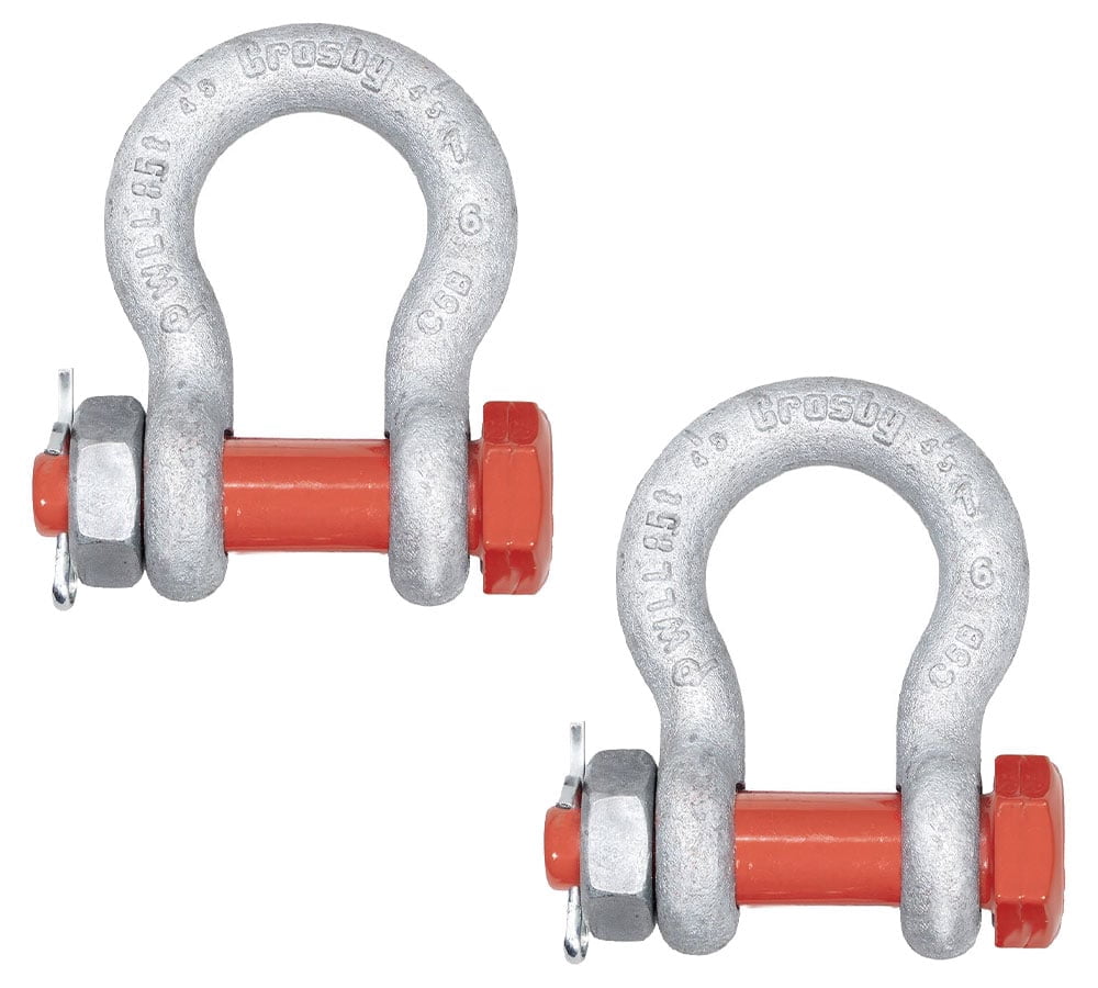 Manille D’ancrage Crosby 1019551 - Capacité 17 000 Lb, Acier Carbone, Neuve