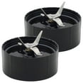 thumbnail image 1 of 2 Pack Cross Blade Replacement Part Compatible with Magic Bullet MB1001 250W Blenders, 1 of 6