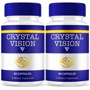 (2 Pack) Crystal Vision Eye Care, Crystal Vision Supplement (120 Capsules)