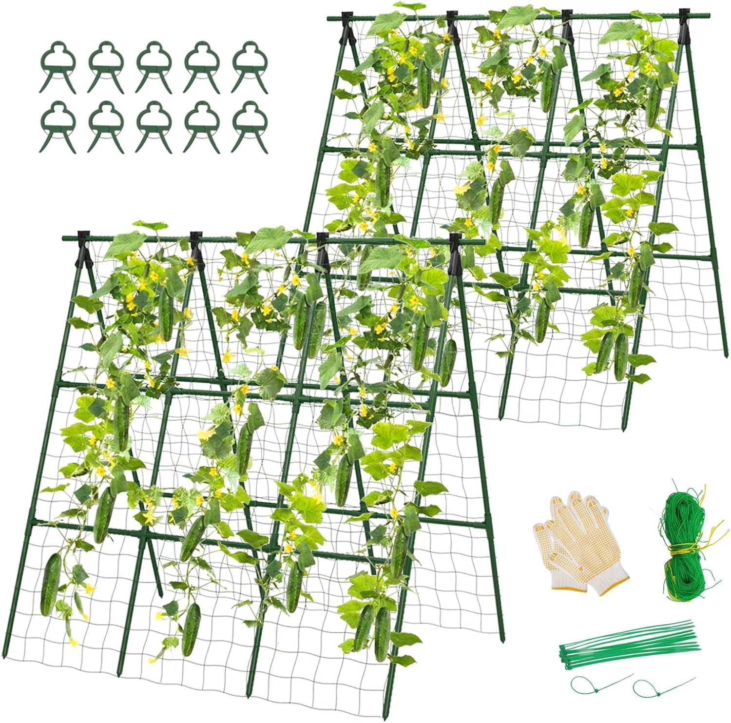 Image showcasing Aymzbd Garden Trellis Umbrella Trellis Tower Frame Multipurpose Metal ...