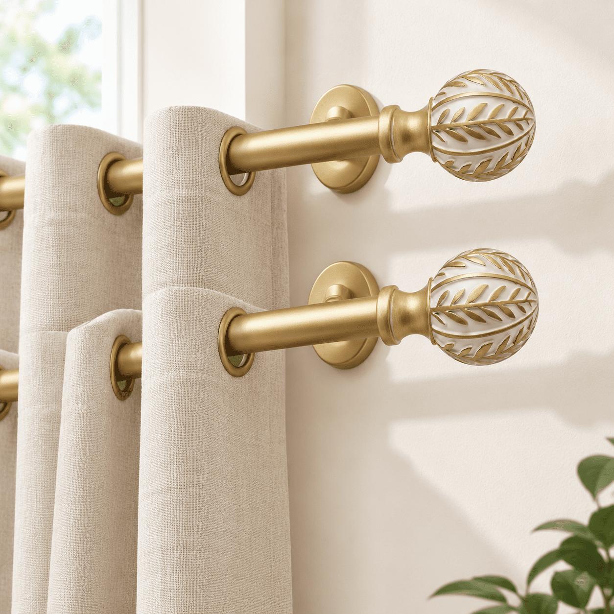 Window Grill Rods 2 Pack Curtain Rods For Windows 28 To 48 Inch 1