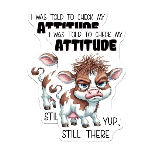 (2 Pack) Cute Fridge Decoration Magnet - 5" On Longest Side - Sticks to Smooth Flat Surfaces - Made in USA - MAG9804