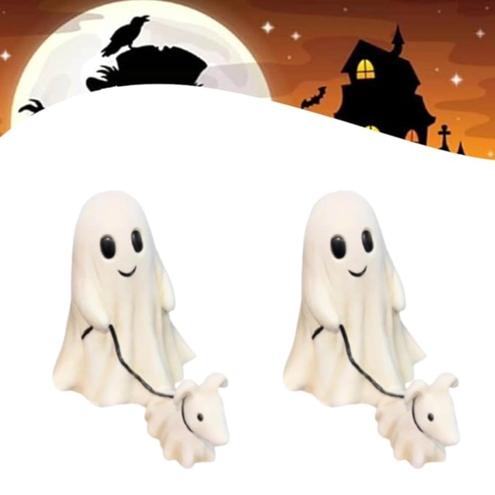 Halloween Geist Statue Mit Mittelfinger - Lustige Harz Deko Für Indoor & Outdoor