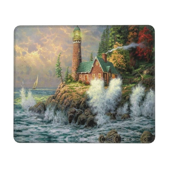 Heluo.Zu 2 Pack Anime small mouse pad 9.5"x7.9",Square Cute Rubber Desk Mat