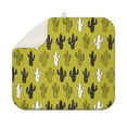 thumbnail image 1 of 2 Pack Cute Southwestern Drying Mats Heat Resistant Countertop Pad, Multipurpose (Boho Cactus), 1 of 6