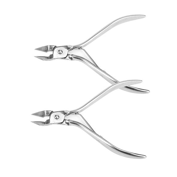 2 Pack Cuticle Trimmer Cuticle Nippers Clippers Stainless Steel Hangnail Remover Extremely Sharp Cutter Pedicure Manicure Tool,,F30750