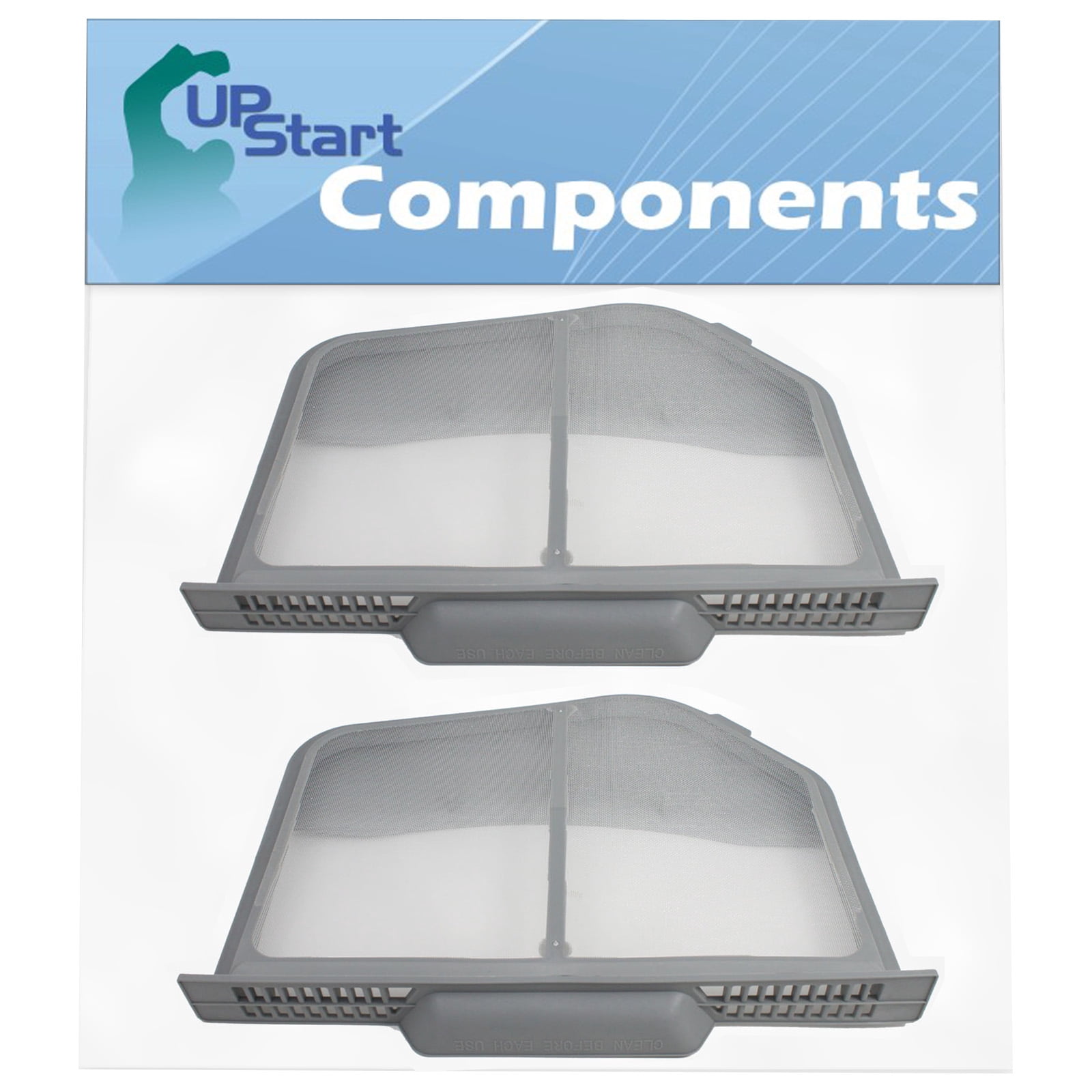 2 Pack DC97-16742A Dryer Lint Filter Replacement for Samsung Dv5451aew Xaa, Samsung Dv5471aep Xaa, Samsung Dc97 16742a, Samsung Dv5471aew Xaa, Samsung Dv5451agw Xaa, Samsung Dv5471agw Xaa