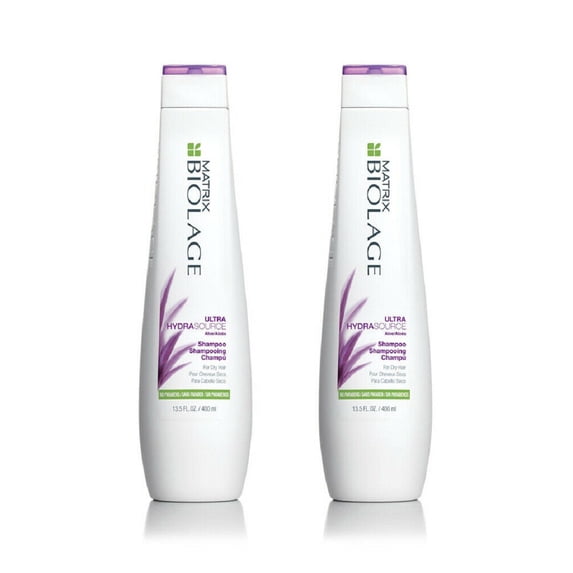 2 Pack DEAL- Matrix Biolage Ultra Hydrasource Shampoo, 13.5 Fluid Ounce 400ml