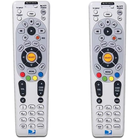 2 Pack - DIRECTV RC66RX IR/RF Remote Control