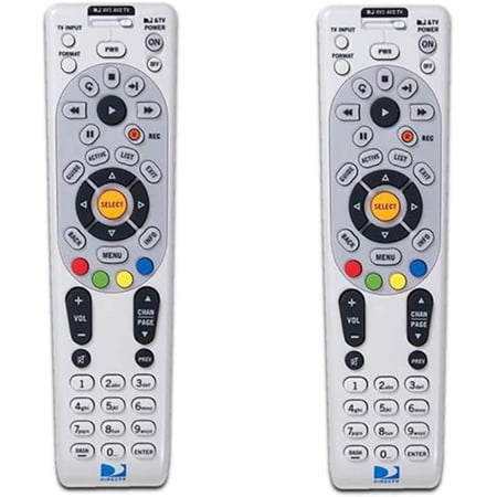 2 Pack - DIRECTV RC66RX IR/RF Remote Control