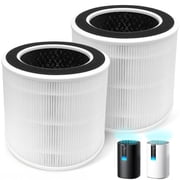 Home Times 2 Pack DR-HAP005S Replacement Filter Compatible with Dreo Air Purifier, True H13 HEPA Filter, All-Round Powerful Filtration, White