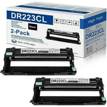2-Pack DR223CL Drum Unit Black: Replacement for Brother DR223CL use with MFC-L3770CDW Printers Ink