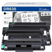 Vipink 2-Pack DR630 Drum Unit Compatible for Brother DR630 DR-630 DR 630 DCP-L2520DW DCP-L2540DW HL-L2300D HL-L2305W HL-L2320D HL-L2340DW HL-L2360DW HL-L2380DW HL-L2680W Printer (Black)