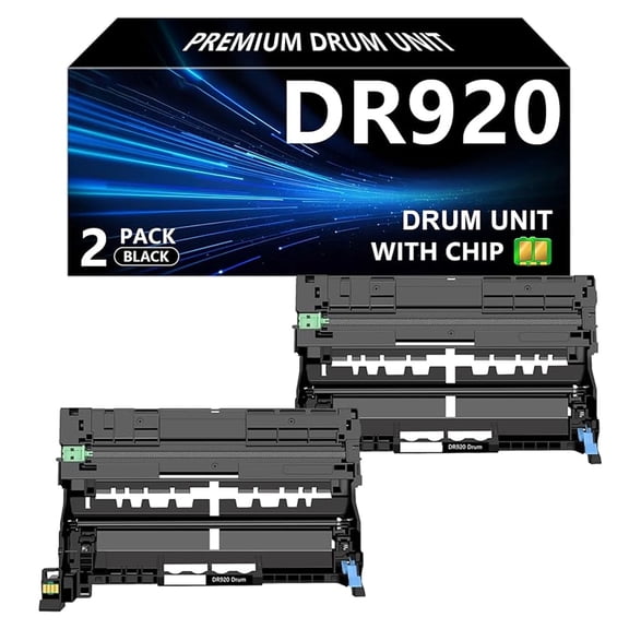 2 Pack DR920 Drum Unit Compatible for Brother DR-920 Drum Replacement High Yield Black for HL-L6210DW HL-L6210DWT HL-L5210DN HL-L5210DW HL-L5210DWT HL-L6310DW MFC-L6810DW DCP-L5510DN Laser Printer