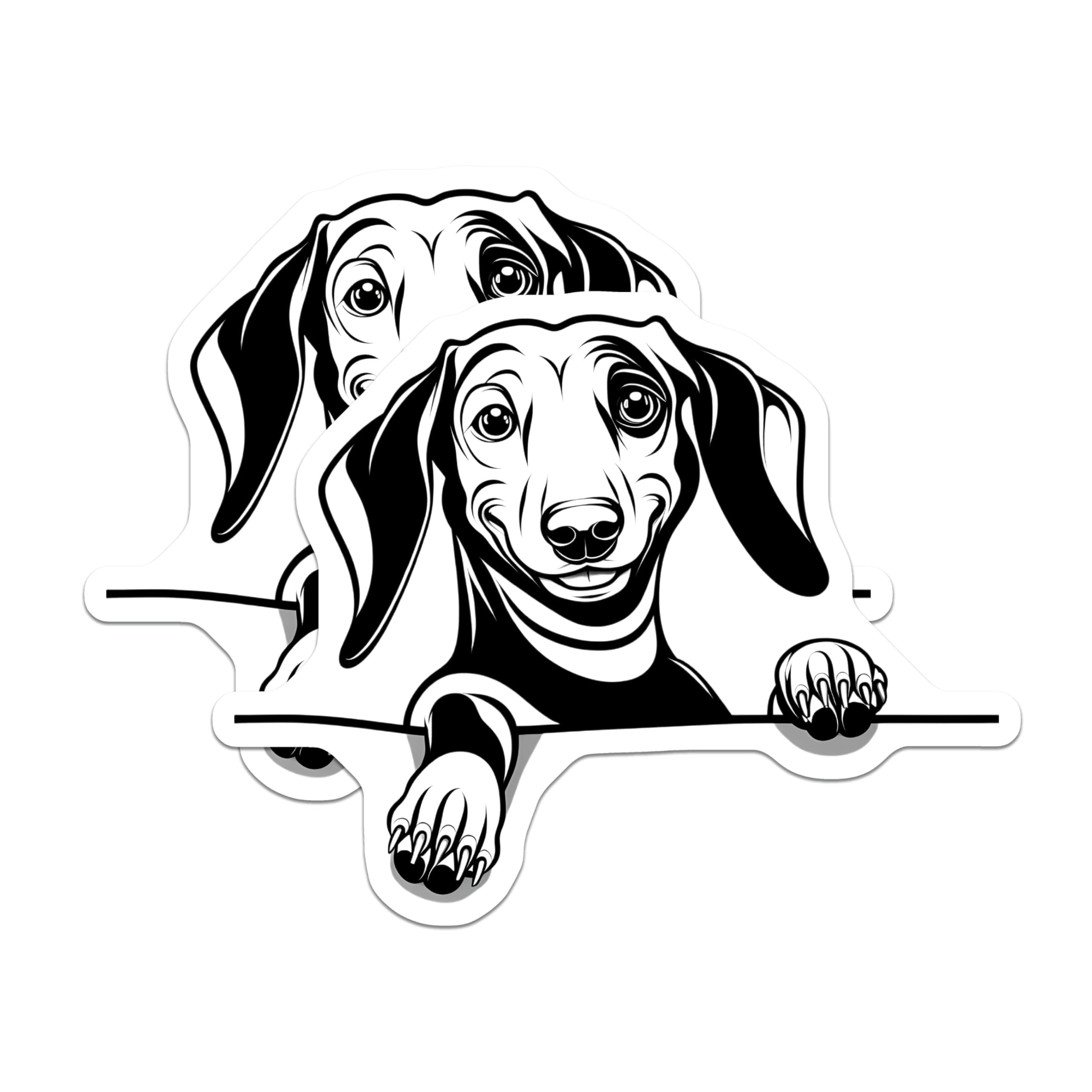 (2 Pack) Dachshund Dog Magnets - Weenie Dog Decor - Cute Sausage Dog ...