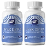 2 Pack Daily Liver Care Capsules with Milk Thistle, NAC, TMG & Taurine - Metabolic Support & Systemic Wellness - Gluten-Free, 240 Count