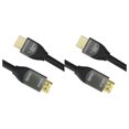 thumbnail image 1 of 2 Pack DataComm Electronics 46-1812-BK 18Gbps HDMI Cable (12ft), 1 of 4
