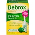 thumbnail image 1 of 2 Pack Debrox Drops Earwax Removal Aid Kit - 15 ml Drops with Bulb Syringe Each, 1 of 5
