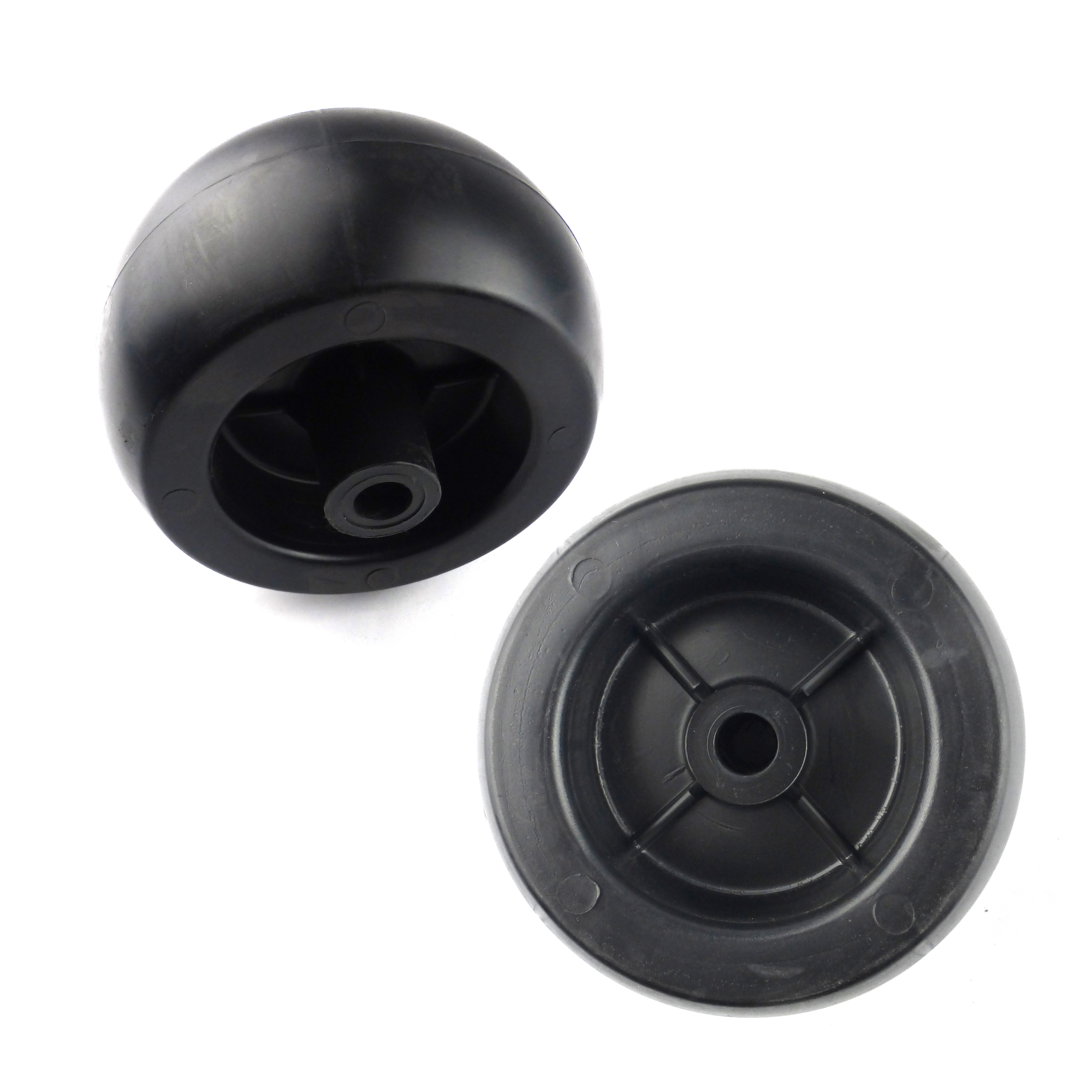 Pack Of 2 Heavy Duty Deck Wheels For Simplicity 1700184, 1700184SM, 7029264 – Durable Black, 1-Year Warranty, Easy Install