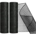 thumbnail image 1 of 2 Pack Deco Mesh 10 Inch x 30 Feet Decor Mesh Ribbon with Metallic Foil Deco Mesh Wreath Supplies Ribbon Mesh Roll for Spring Wreaths, Craft, Party Decoration, 1 of 8