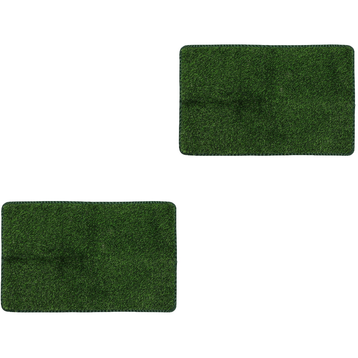 2 Pack Decor Doggie Pee Pads for Indoors Wee Dogs Playing Fake Grass