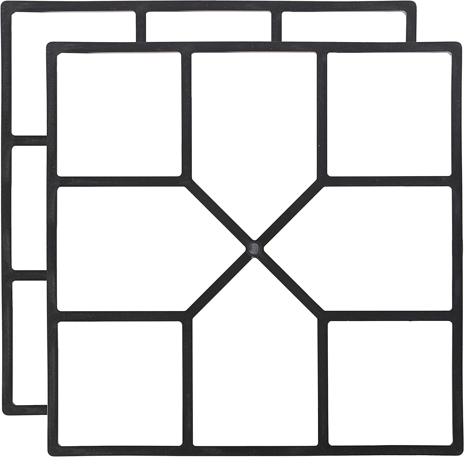 2 Pack Decorative Pavement Mold Cement Form Stamp Walkway Maker Patio ...