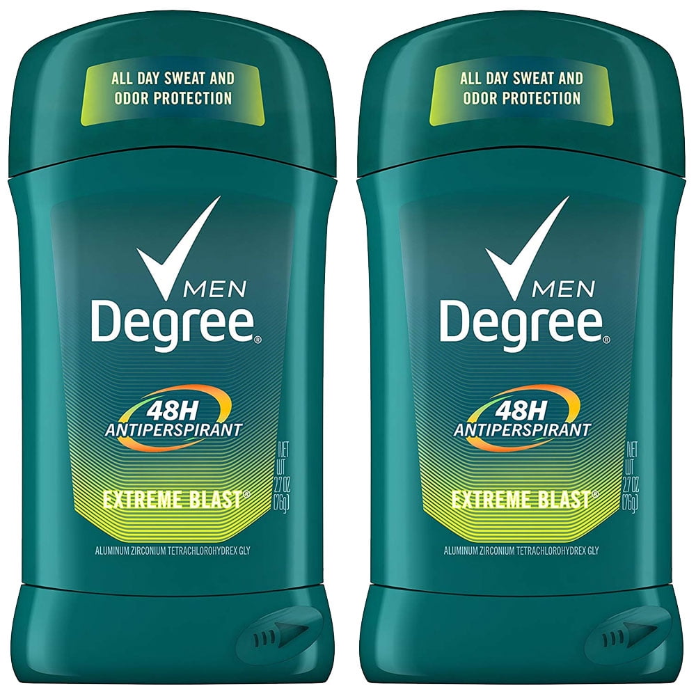 (2 Pack) Degree Anti-Perspirant Deodorant Invisible Solid Extreme Blast - 2.7 Oz (Expiry Date:-11/25/2022)
