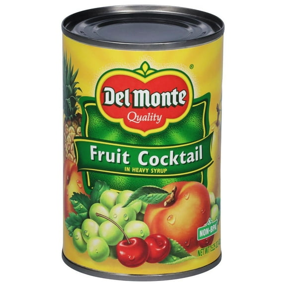 2 Pack - Del Monte Fruit Cocktail in Heavy Syrup - 15.25 oz Packaging may vary