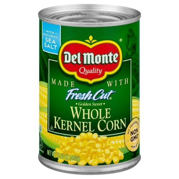 2 Pack - Del Monte Golden Sweet Whole Kernel Corn - 15.25 oz Packaging may vary