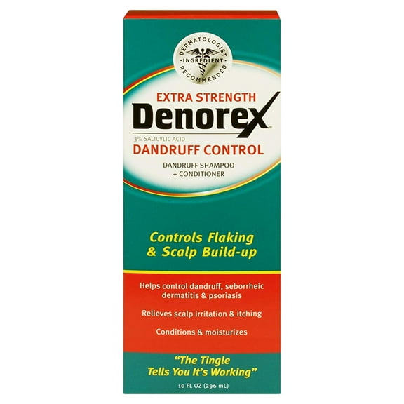 2 Pack - Denorex Extra Strength Dandruff Shampoo + Conditioner 10oz Each