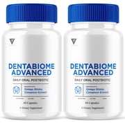 2 Pack Dentabiome Advanced, Denta Biome Daily Support Formula 120 Capsules