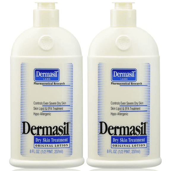 2 Pack Dermasil Dry Skin Treatment Original Lotion 8 FL oz., each