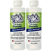 2-Pack Descaler (2 Uses Per Bottle)  Descaling Solution for Keurig, Nespresso, Ninja, Delonghi, Coffee and Espresso Machines - By Quick & Clean