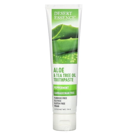 (2 Pack) Desert Essence Aloe Tea Tree Tthpst 6.25 oz