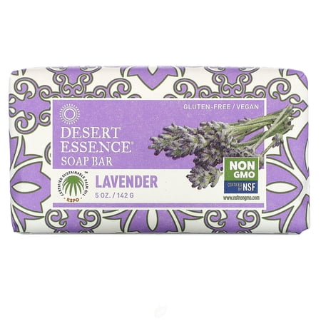 (2 Pack) Desert Essence Barsoap Lavender 5oz