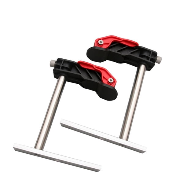 2 Pack Desktop Hold Down Quick Clamps Stainless Steel MFT Table T-Track Guide Rail System Clamps For MFT Table / T-Track / Guide Rail