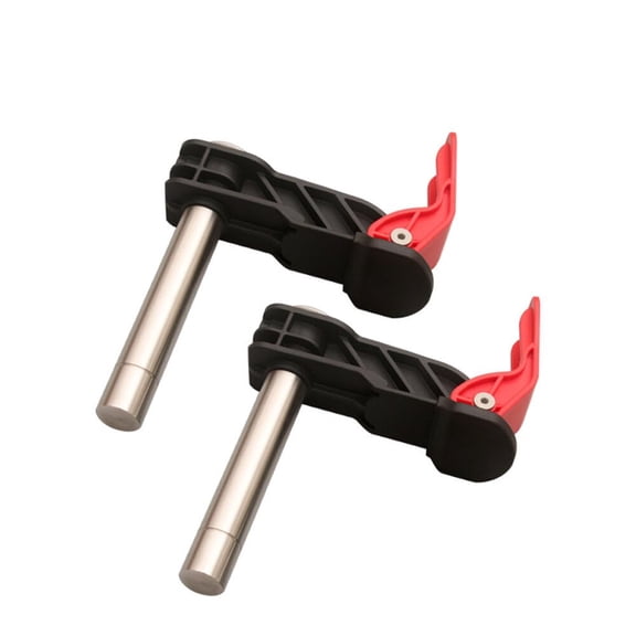 2 Pack Desktop Hold Down Quick Clamps Stainless Steel MFT Table T-Track Guide Rail System Clamps For MFT Table / T-Track / Guide Rail