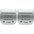 thumbnail image 1 of 2 Pack Detachable Pet Dog  Blades,Compatible with Andis Size-7FC  (3.2mm), 1 of 7